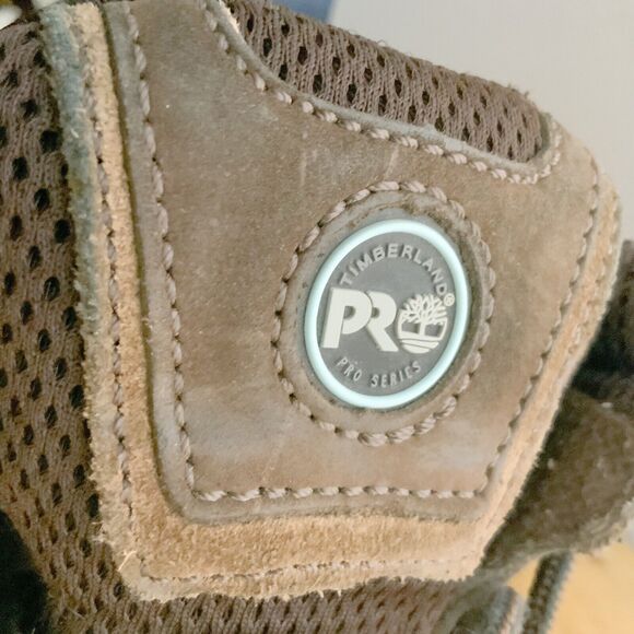 Women's Timberland Pro RACHET Steel Toe Work Boot - Chocolate Brown Sz 6.5 - Picture 5 of 9